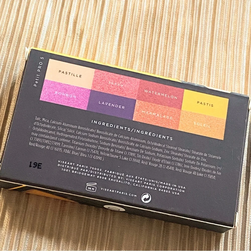 Viseart Petit Pro Soleil Palette Compact 8 Shades 0.28oz